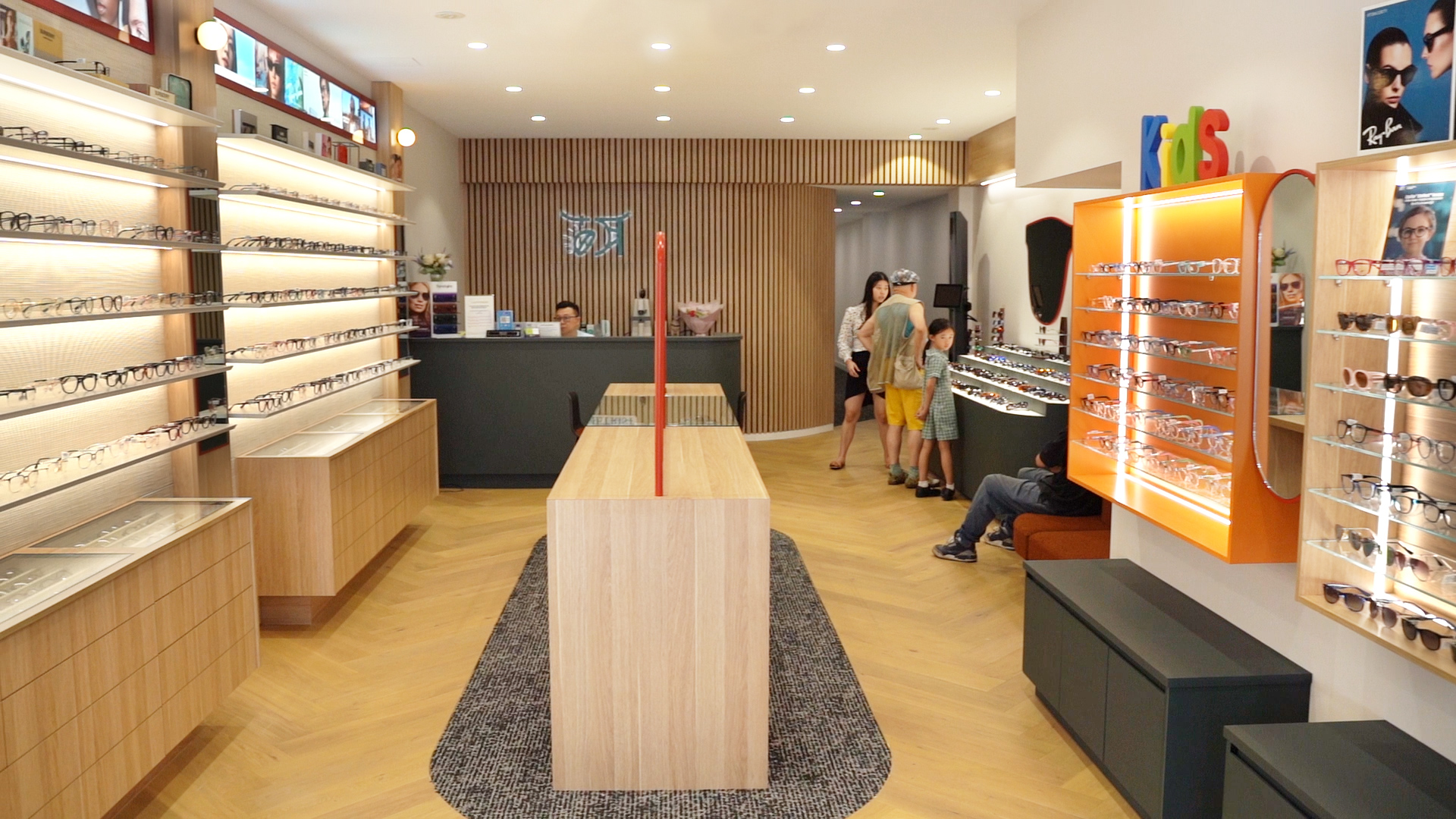 Oliver Woo Optometrist fit out by DB Projects